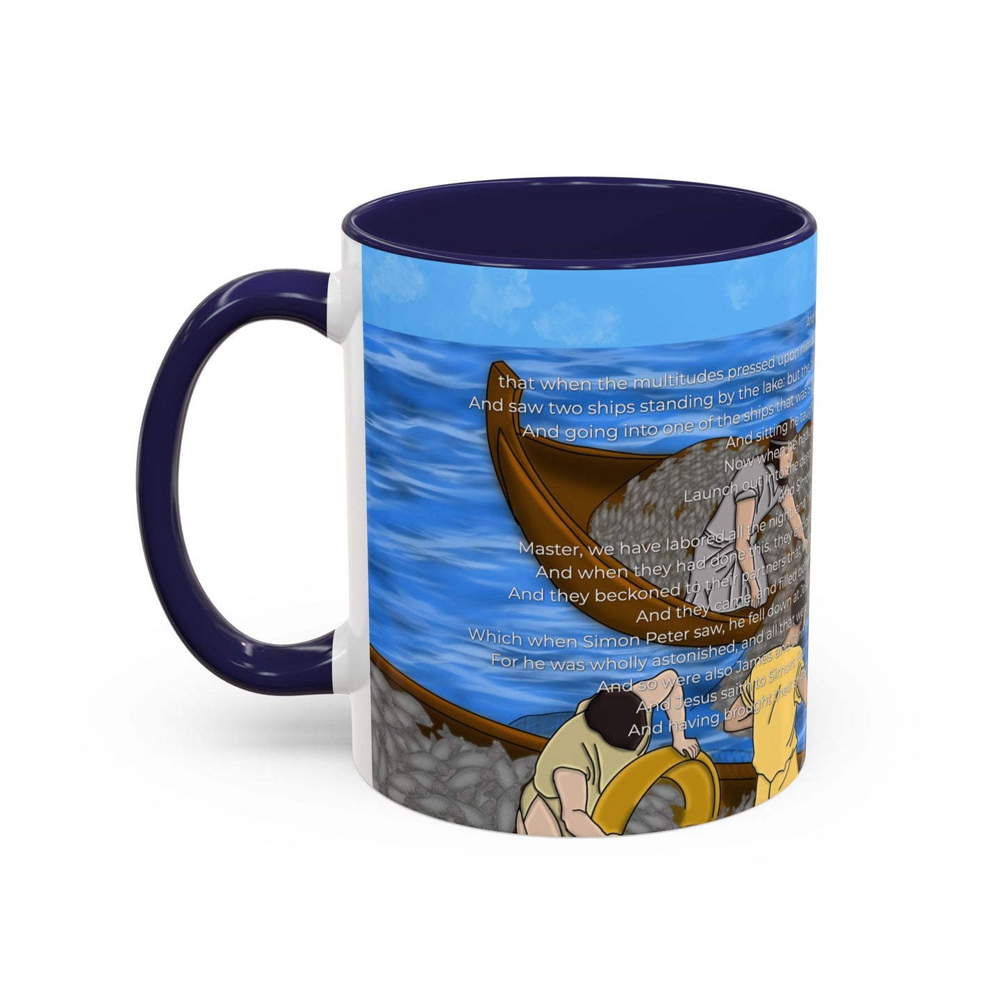 The Call of Simon the Fisherman Coffee Mug (11, 15oz)