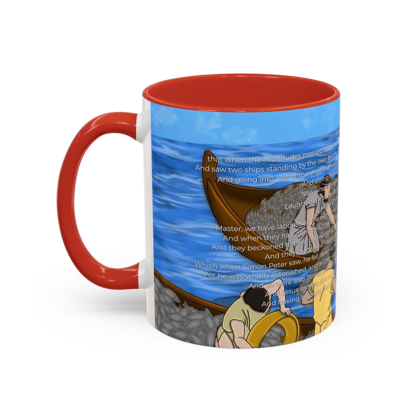 The Call of Simon the Fisherman Coffee Mug (11, 15oz)