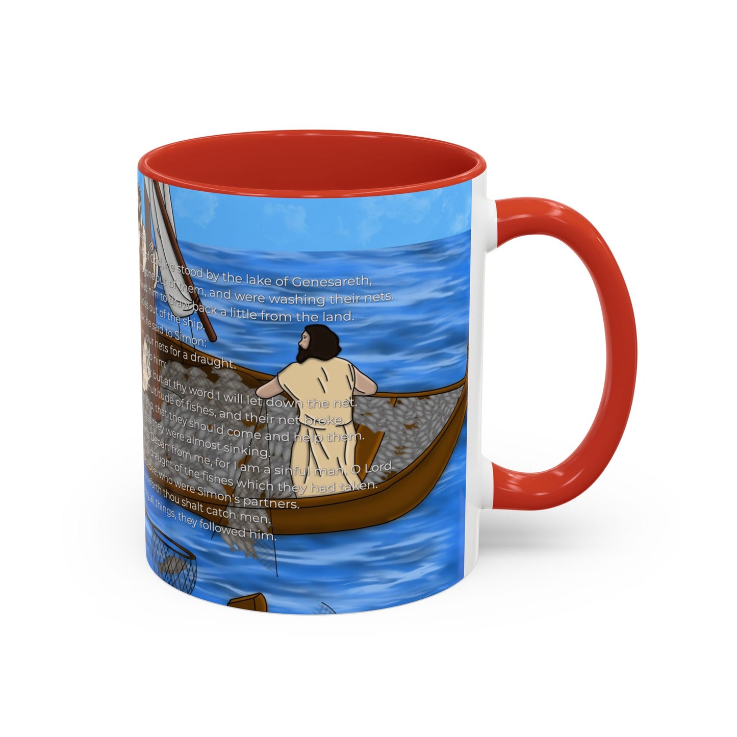 The Call of Simon the Fisherman Coffee Mug (11, 15oz)