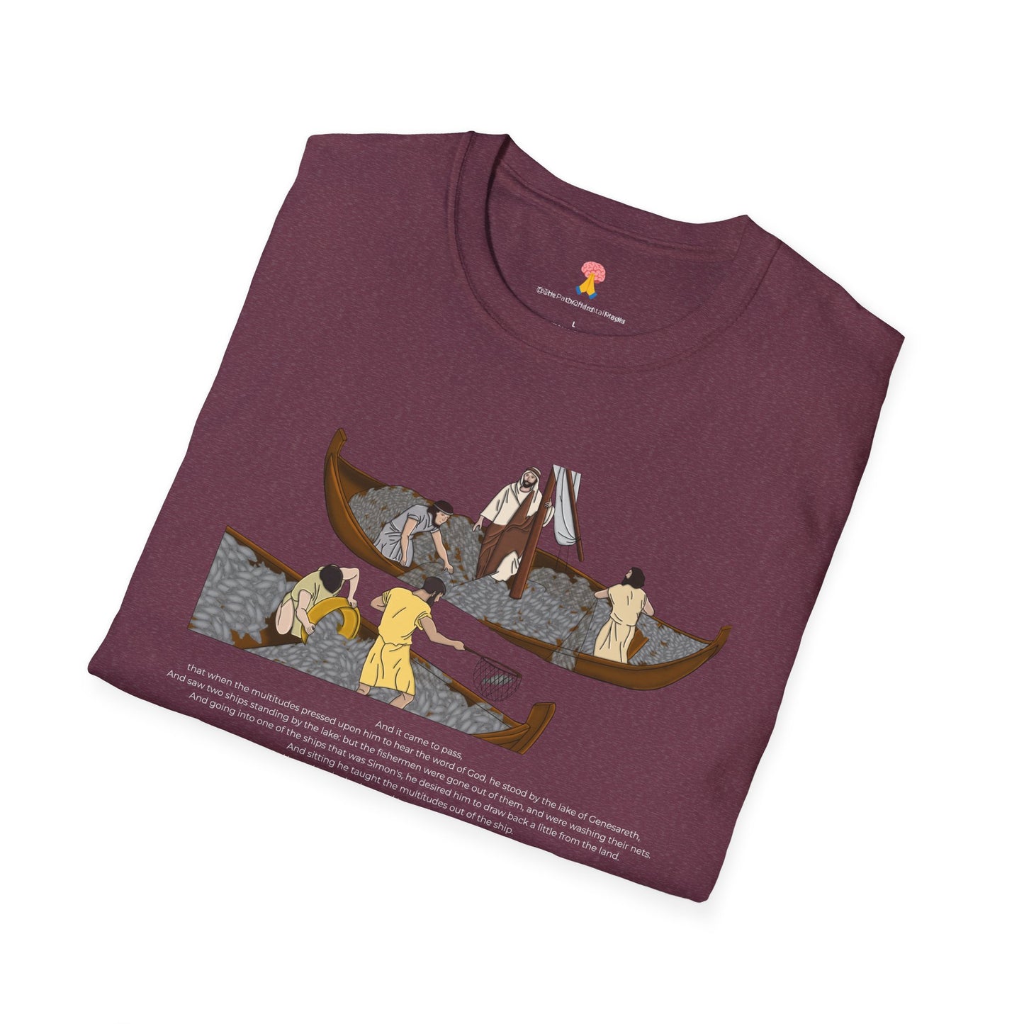The Call of Simon the Fisherman Mental Prayer Unisex Softstyle T-Shirt