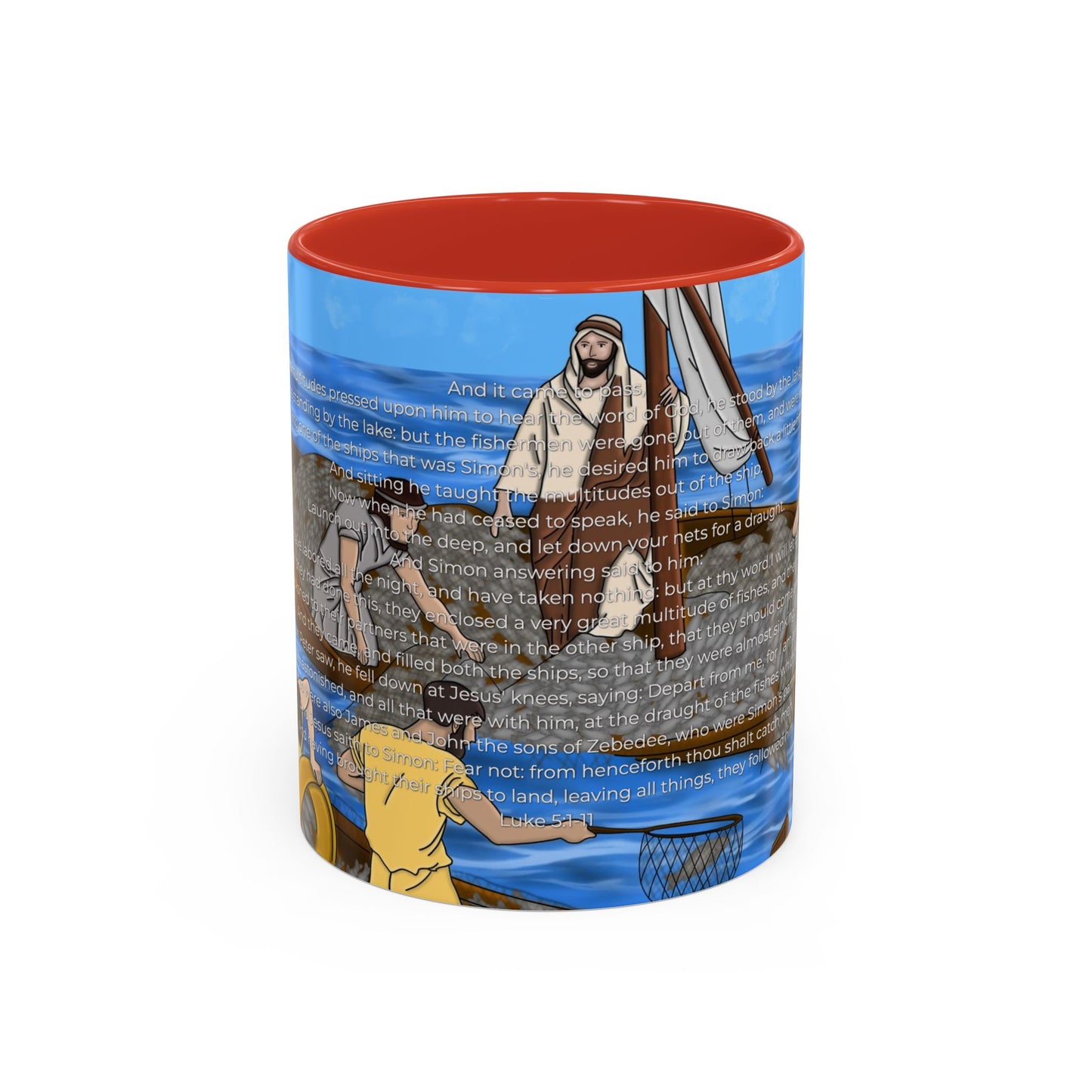 The Call of Simon the Fisherman Coffee Mug (11, 15oz)