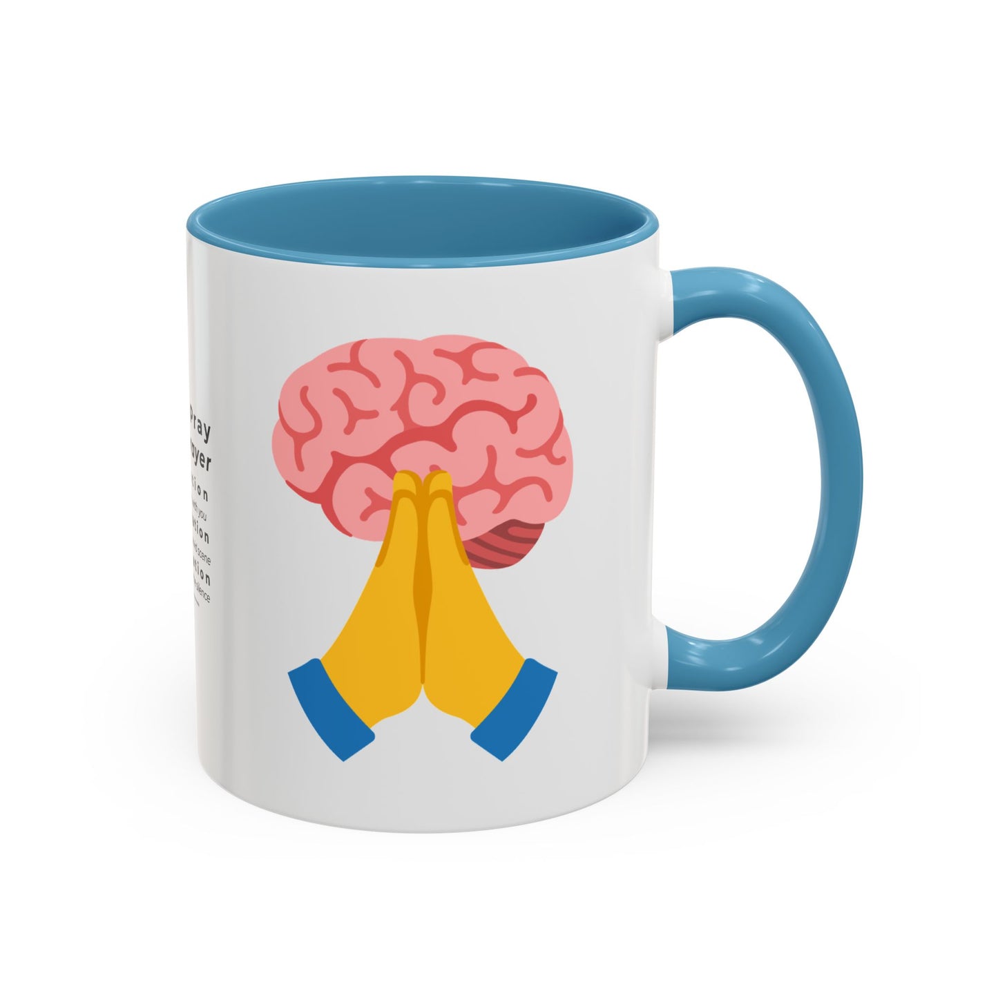 Mental Prayer Emoji Coffee Mug (11, 15oz)