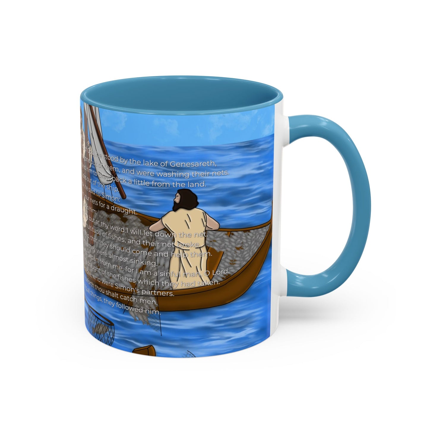 The Call of Simon the Fisherman Coffee Mug (11, 15oz)