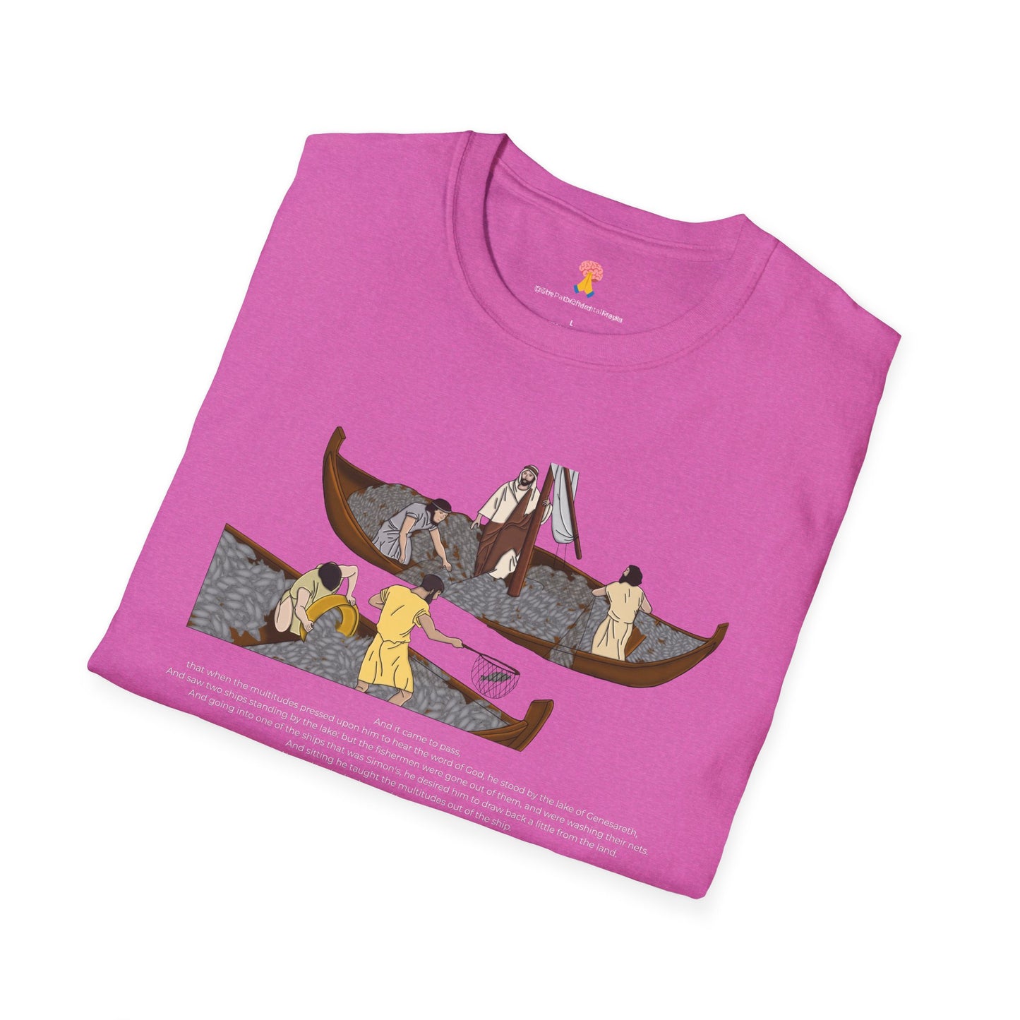 The Call of Simon the Fisherman Mental Prayer Unisex Softstyle T-Shirt