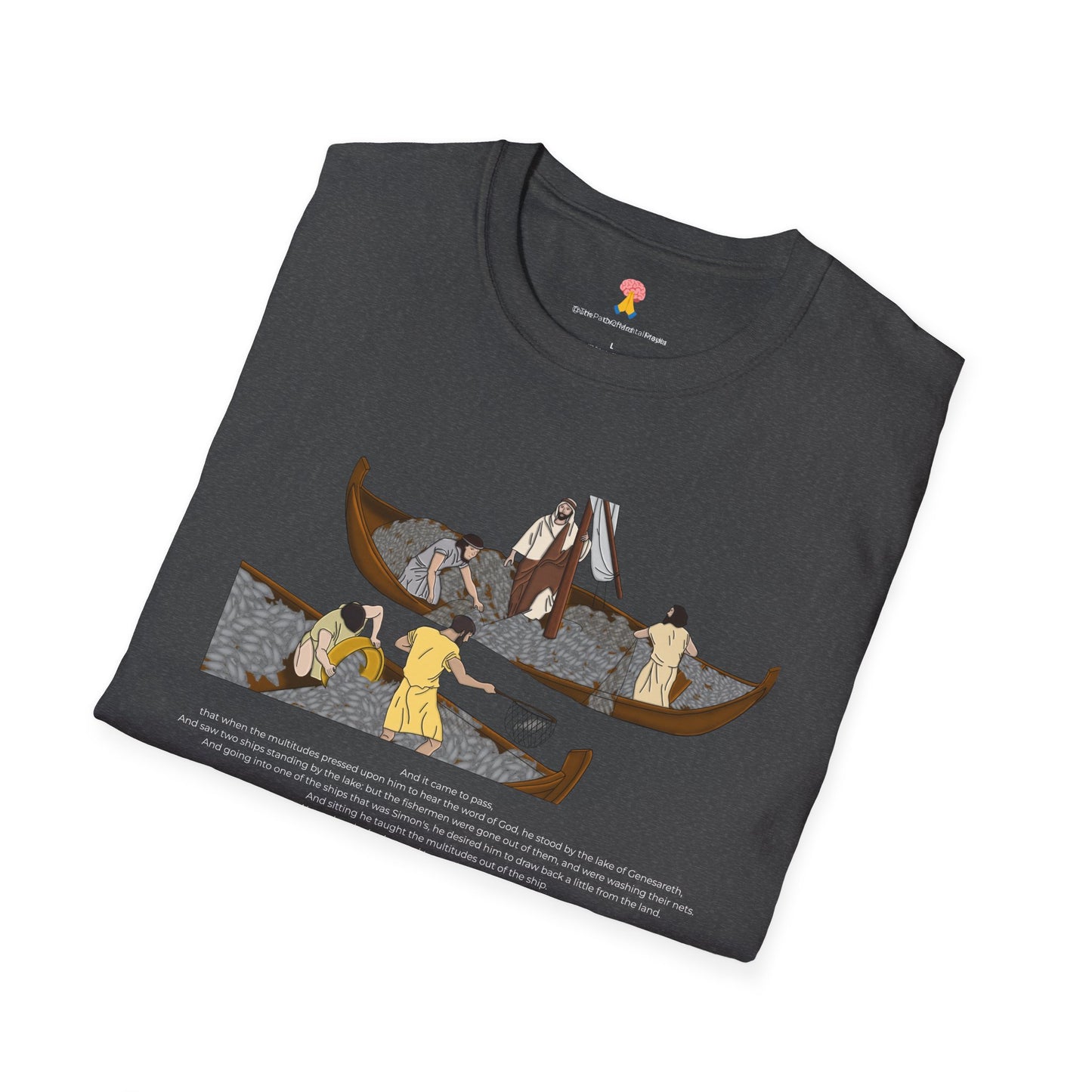 The Call of Simon the Fisherman Mental Prayer Unisex Softstyle T-Shirt
