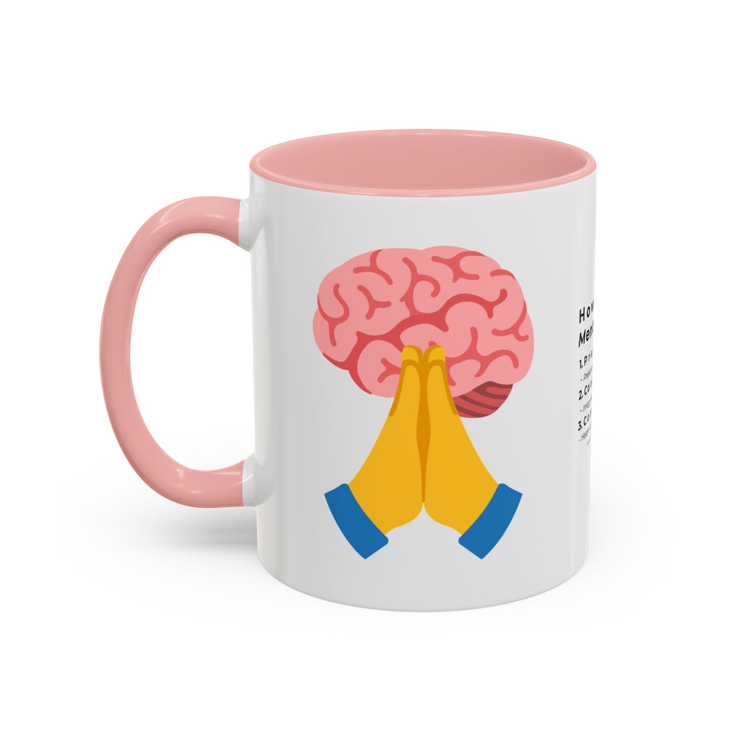 Mental Prayer Emoji Coffee Mug (11, 15oz)