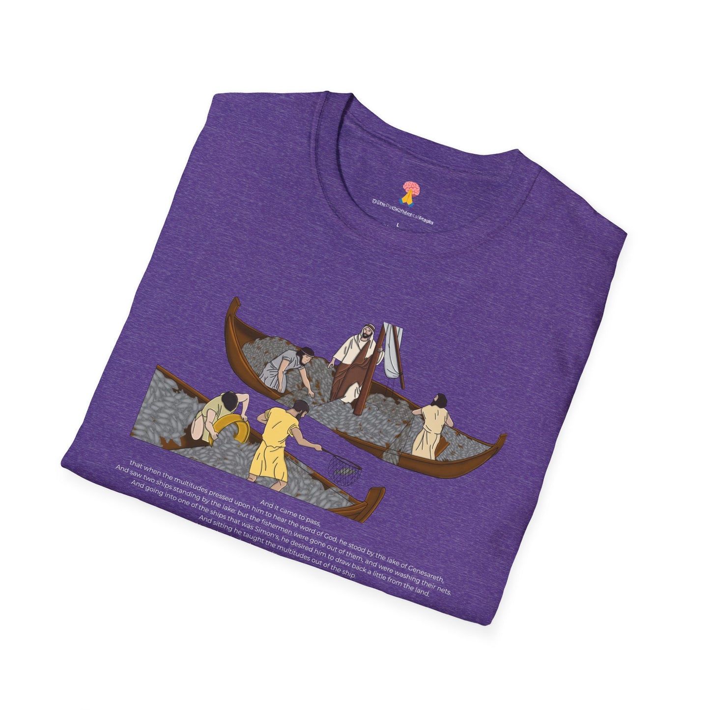 The Call of Simon the Fisherman Mental Prayer Unisex Softstyle T-Shirt