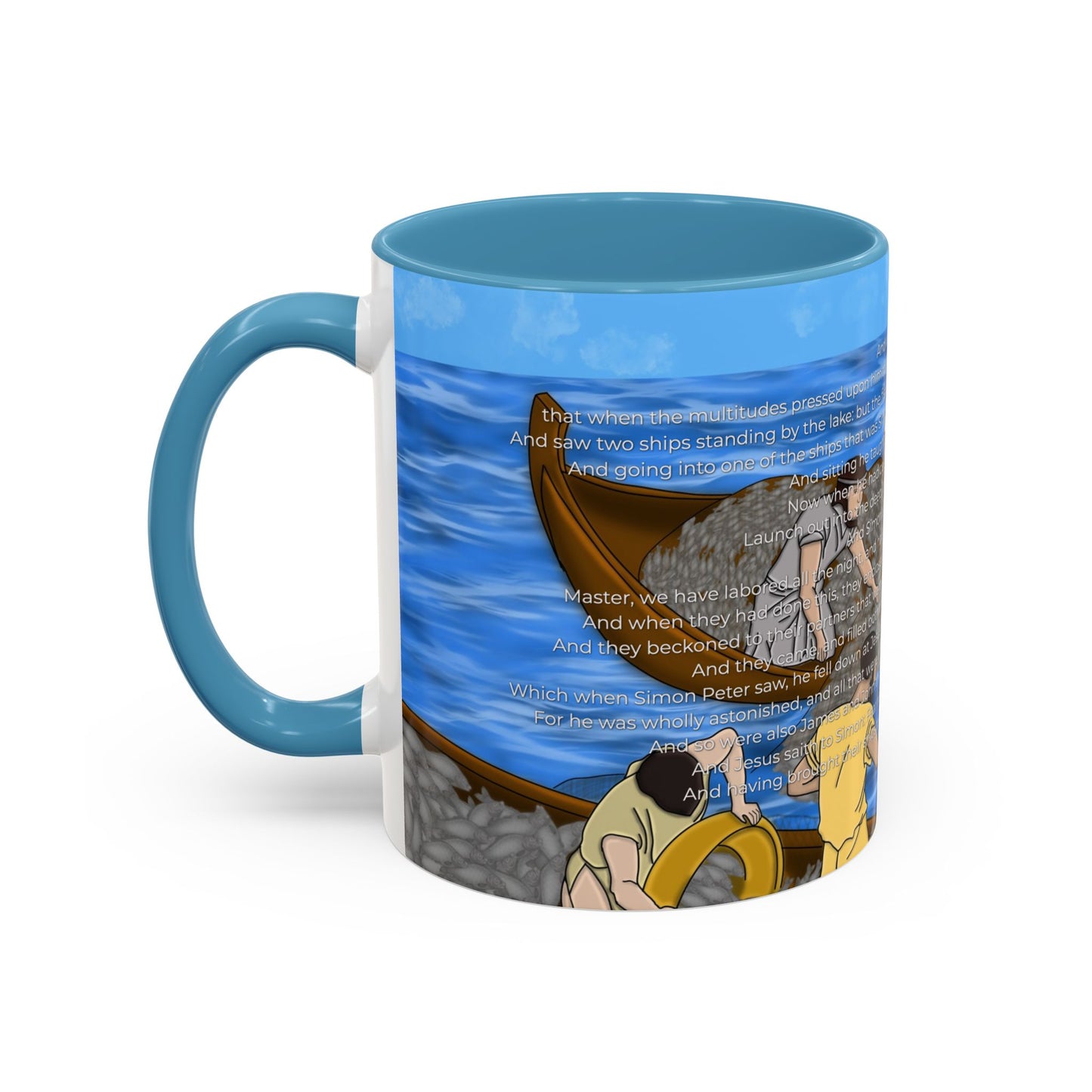 The Call of Simon the Fisherman Coffee Mug (11, 15oz)