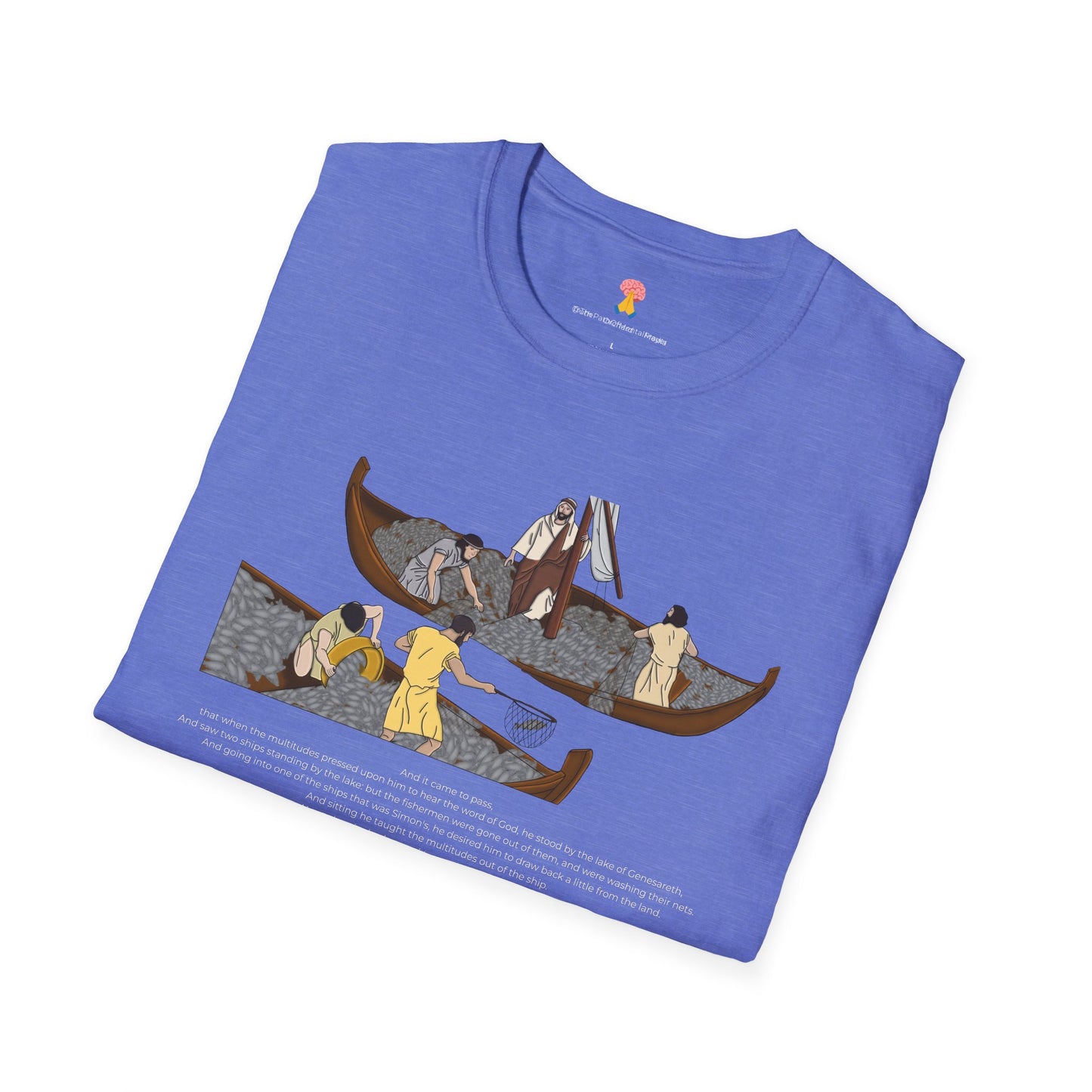 The Call of Simon the Fisherman Mental Prayer Unisex Softstyle T-Shirt