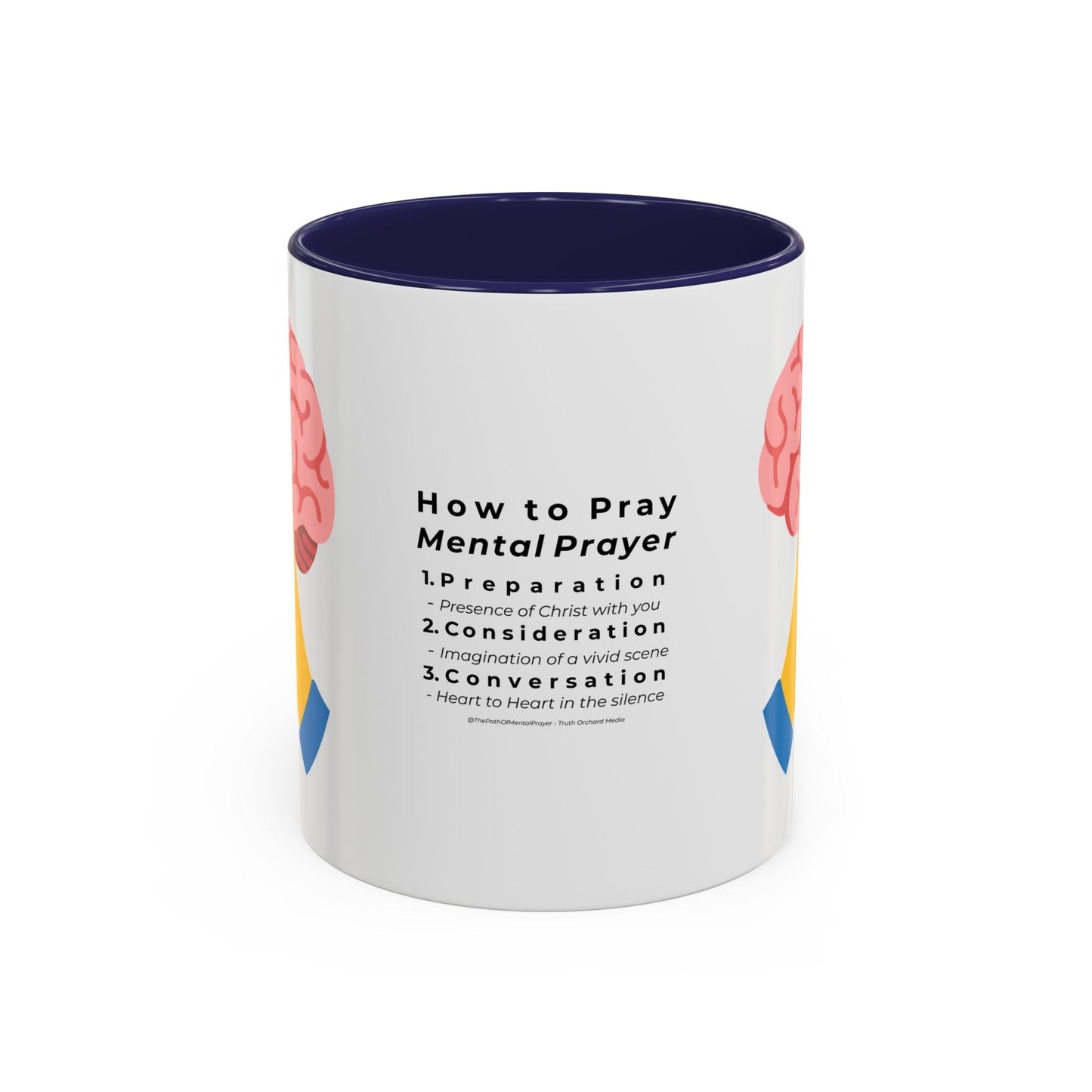 Mental Prayer Emoji Coffee Mug (11, 15oz)
