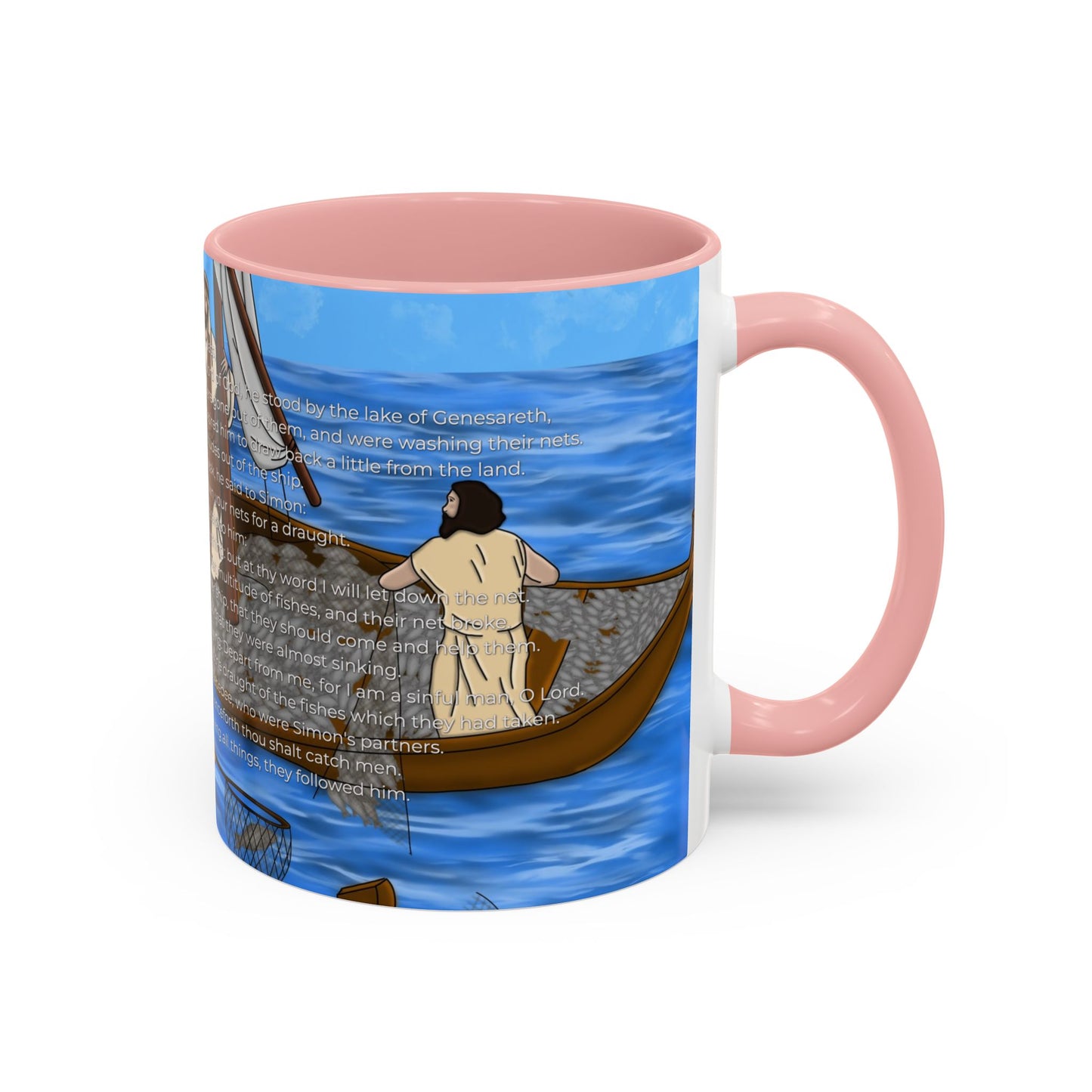 The Call of Simon the Fisherman Coffee Mug (11, 15oz)
