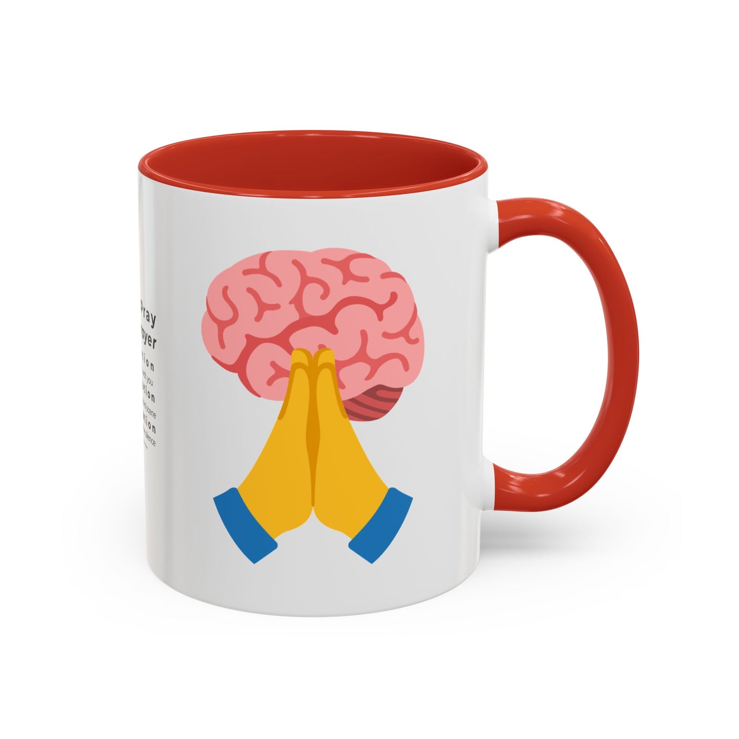 Mental Prayer Emoji Coffee Mug (11, 15oz)