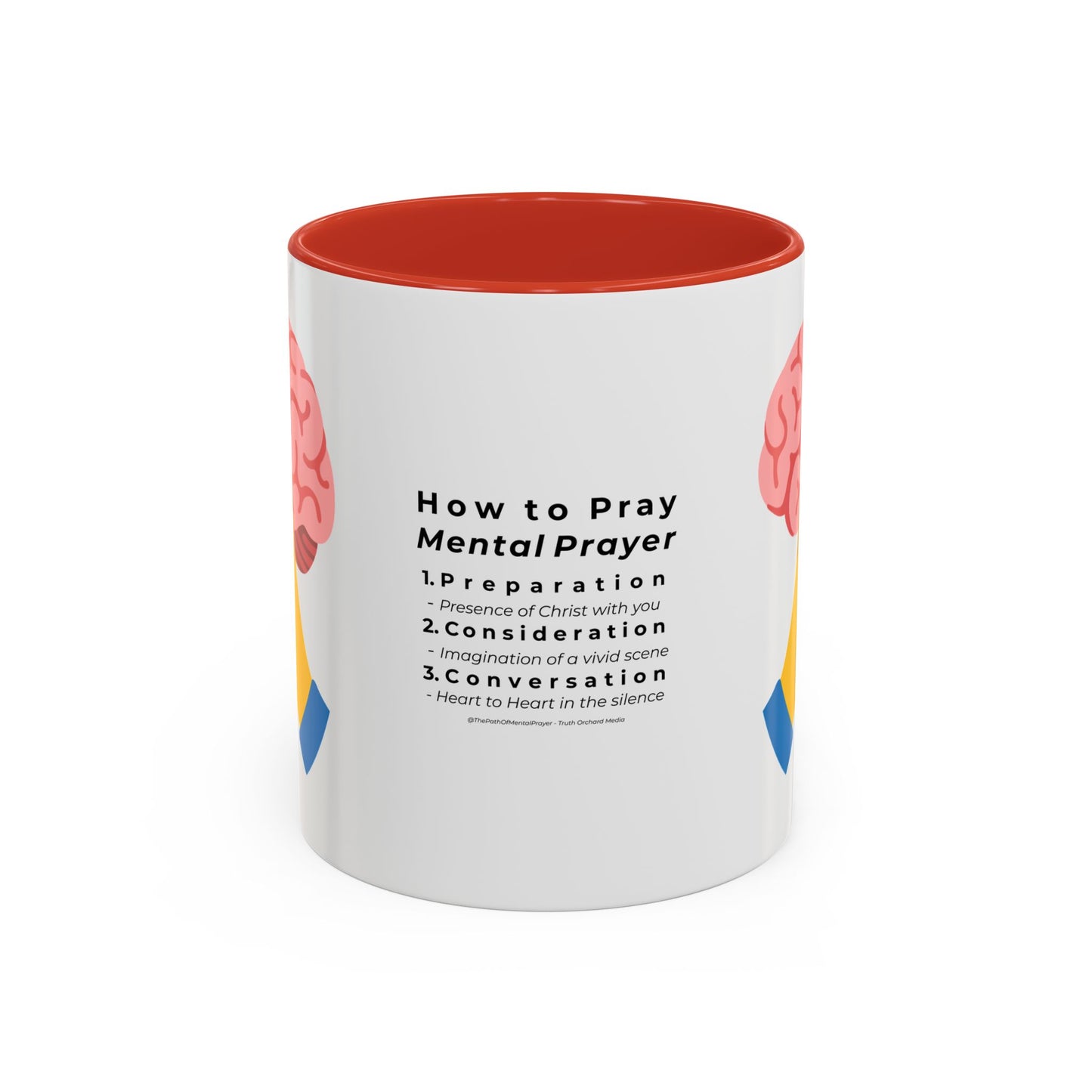 Mental Prayer Emoji Coffee Mug (11, 15oz)
