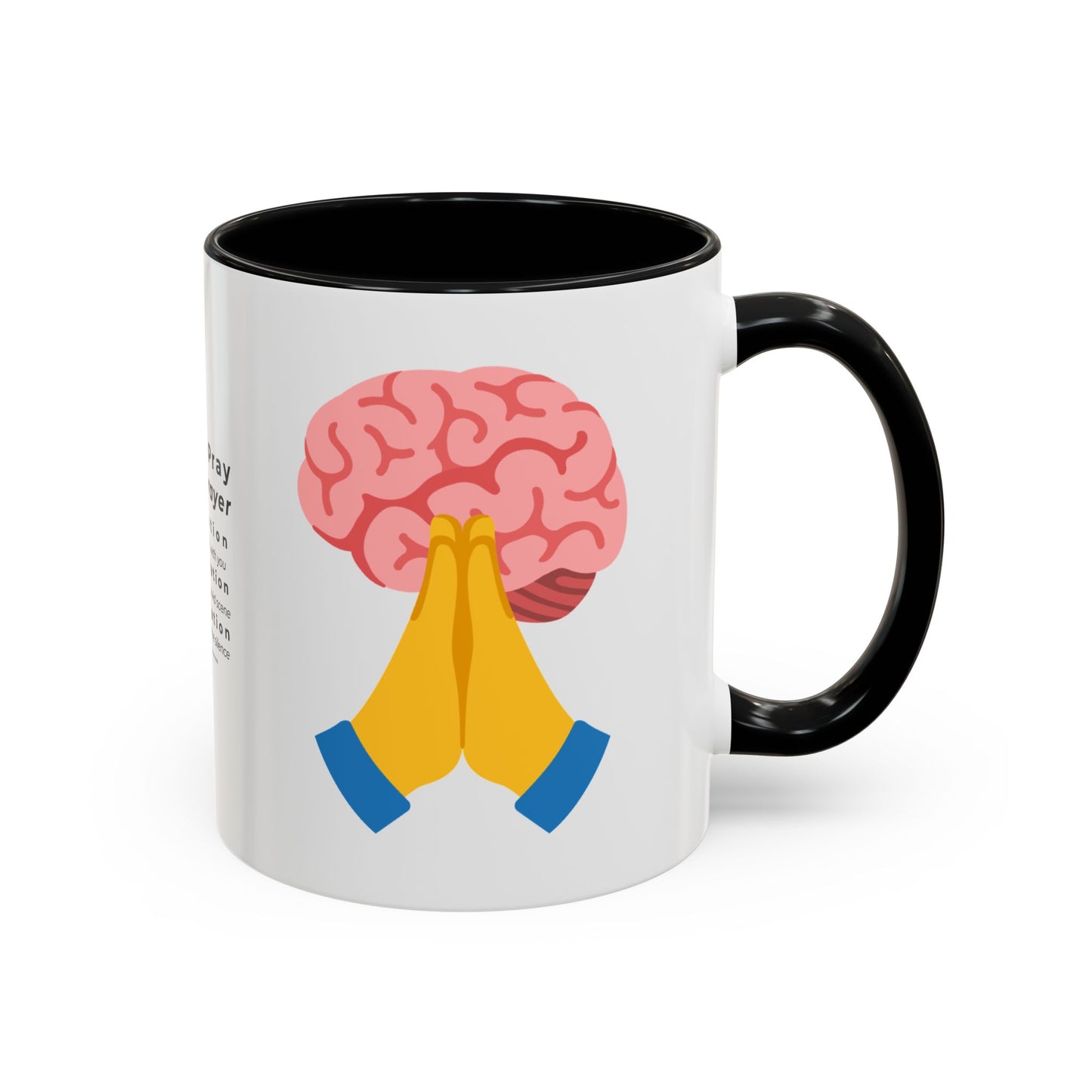 Mental Prayer Emoji Coffee Mug (11, 15oz)