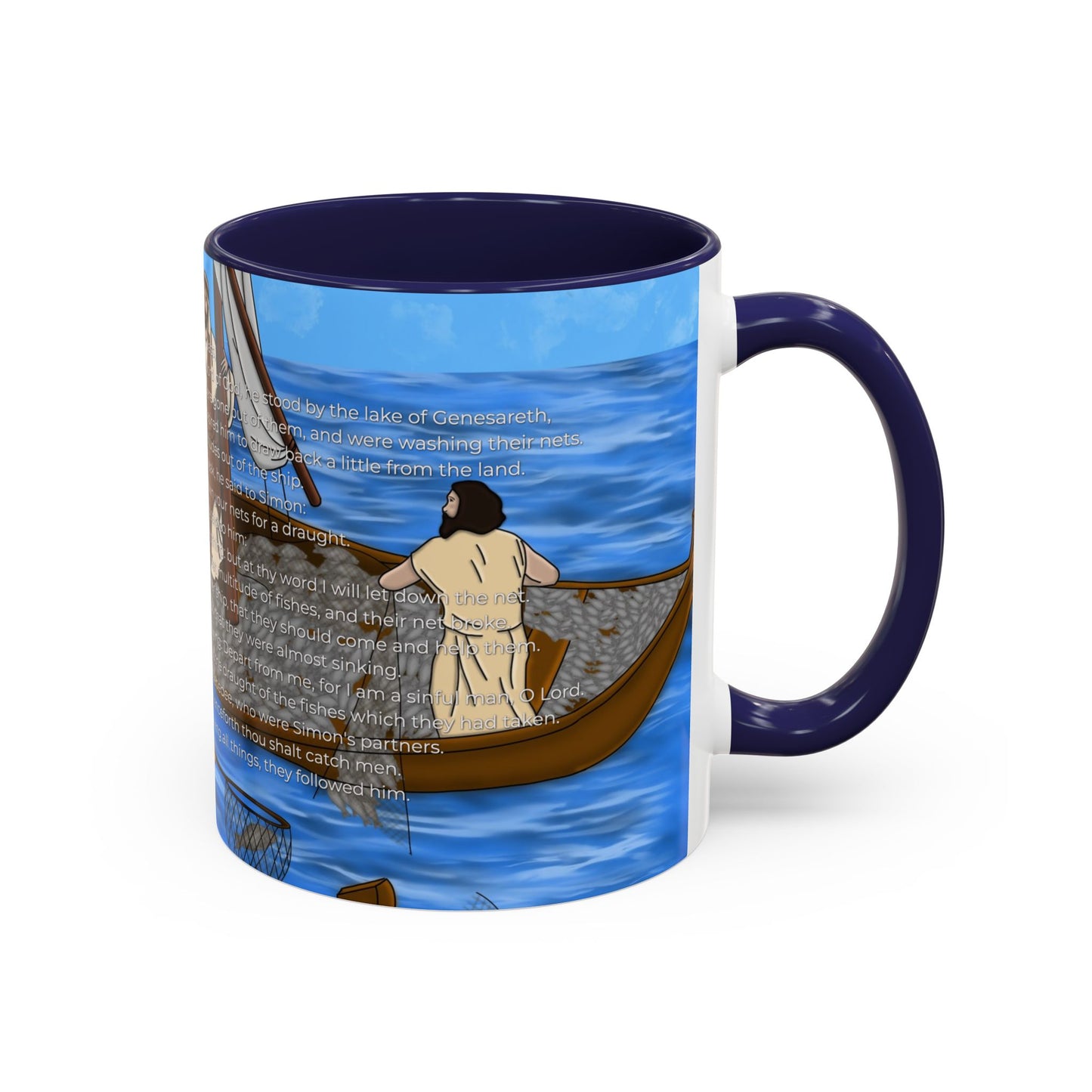 The Call of Simon the Fisherman Coffee Mug (11, 15oz)