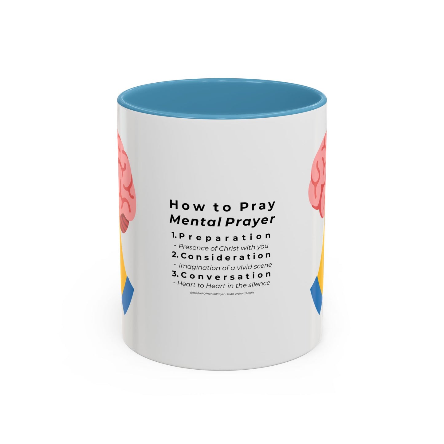 Mental Prayer Emoji Coffee Mug (11, 15oz)