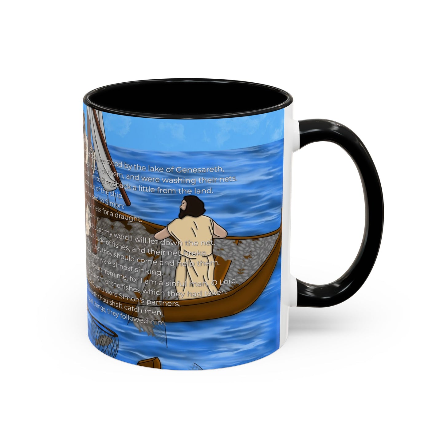 The Call of Simon the Fisherman Coffee Mug (11, 15oz)