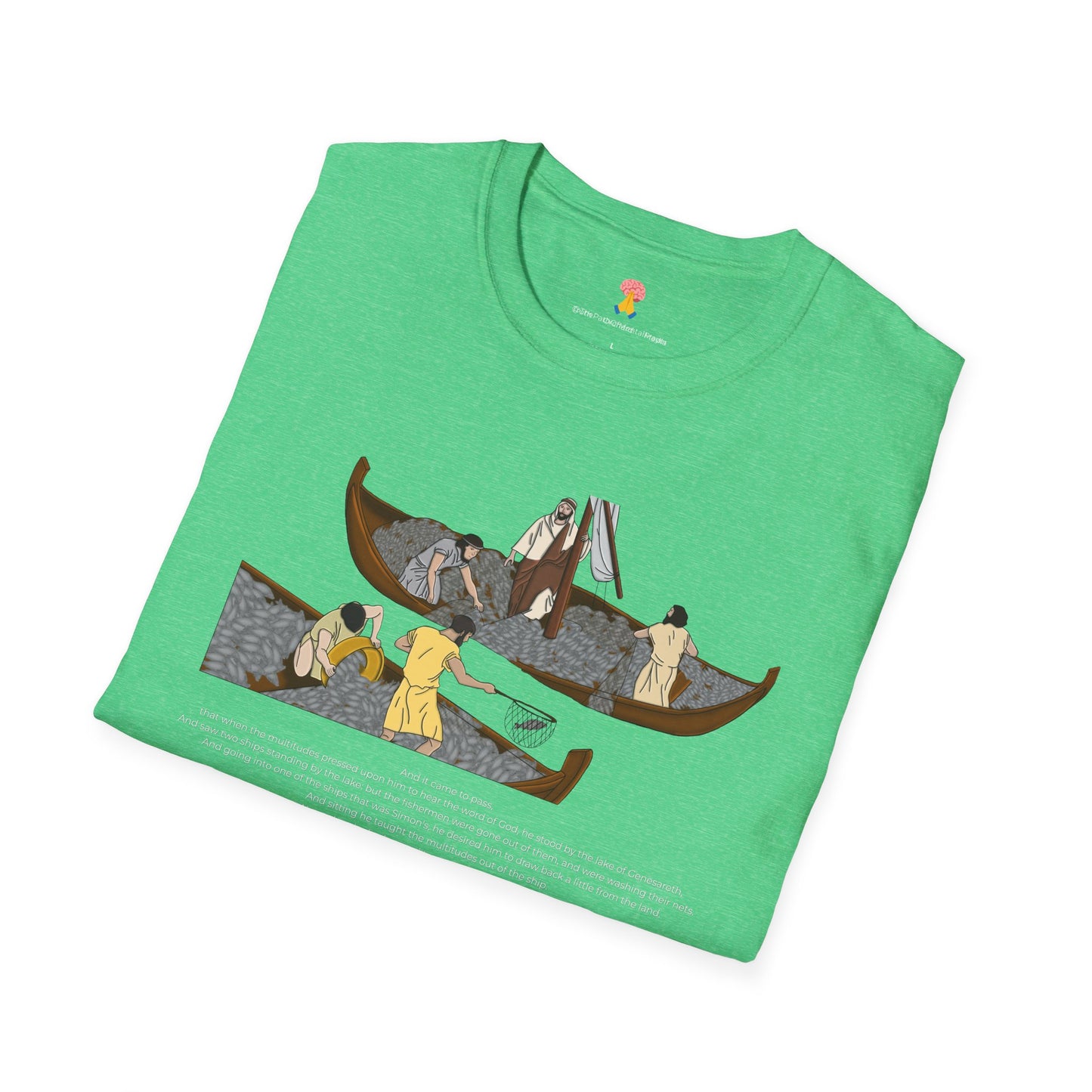 The Call of Simon the Fisherman Mental Prayer Unisex Softstyle T-Shirt