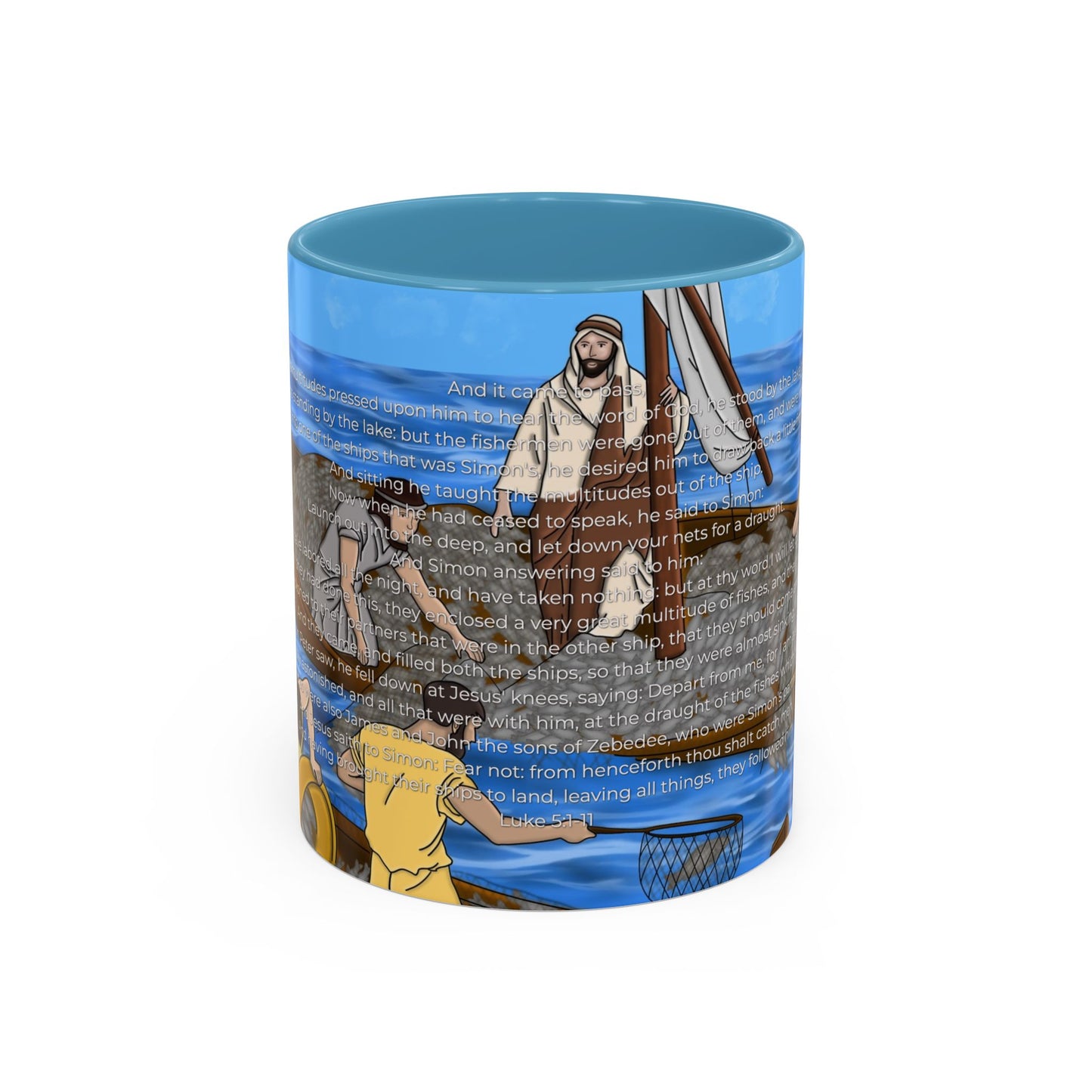 The Call of Simon the Fisherman Coffee Mug (11, 15oz)