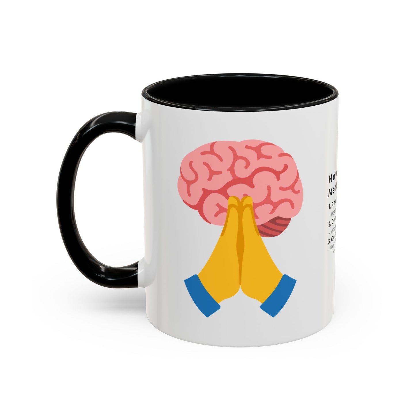 Mental Prayer Emoji Coffee Mug (11, 15oz)