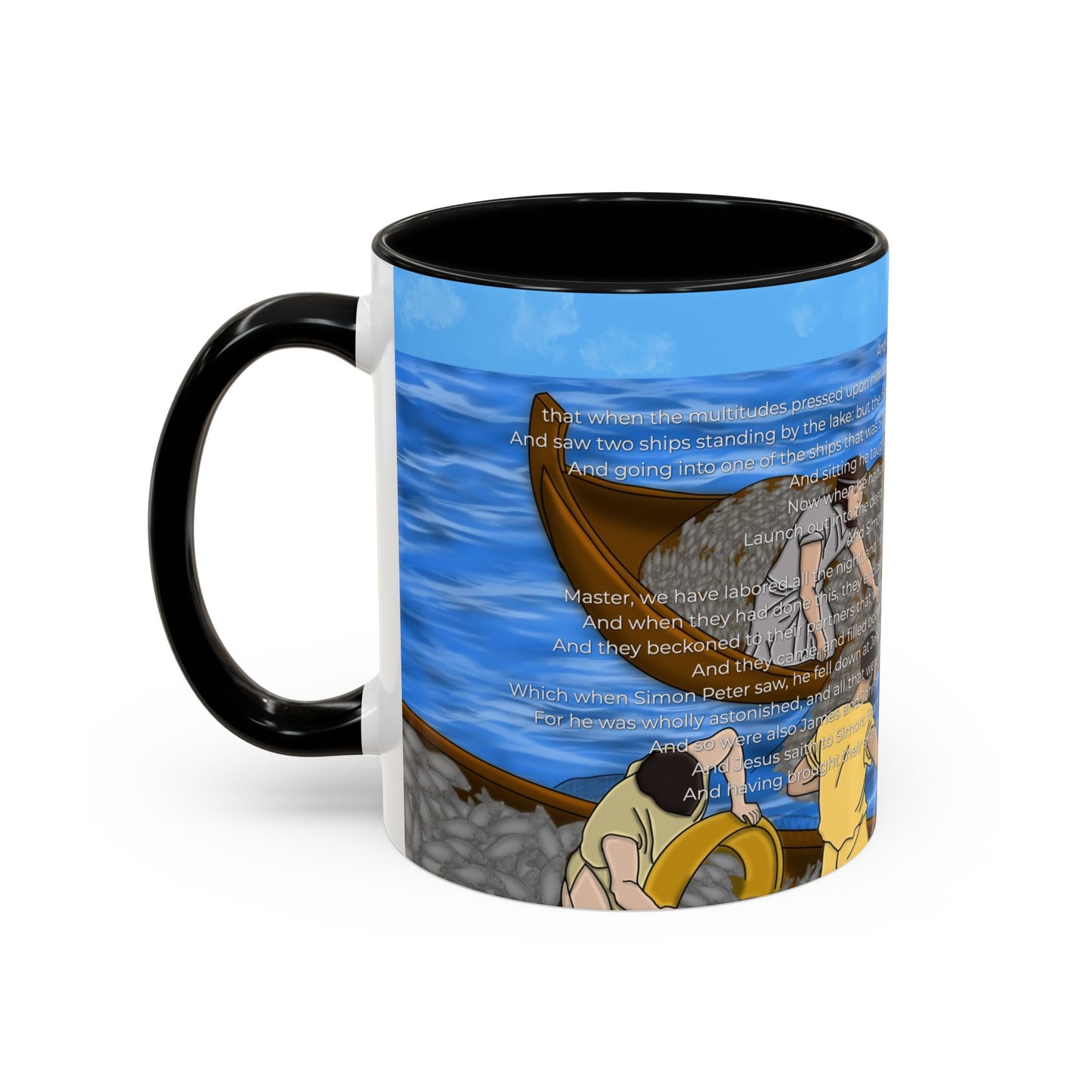 The Call of Simon the Fisherman Coffee Mug (11, 15oz)