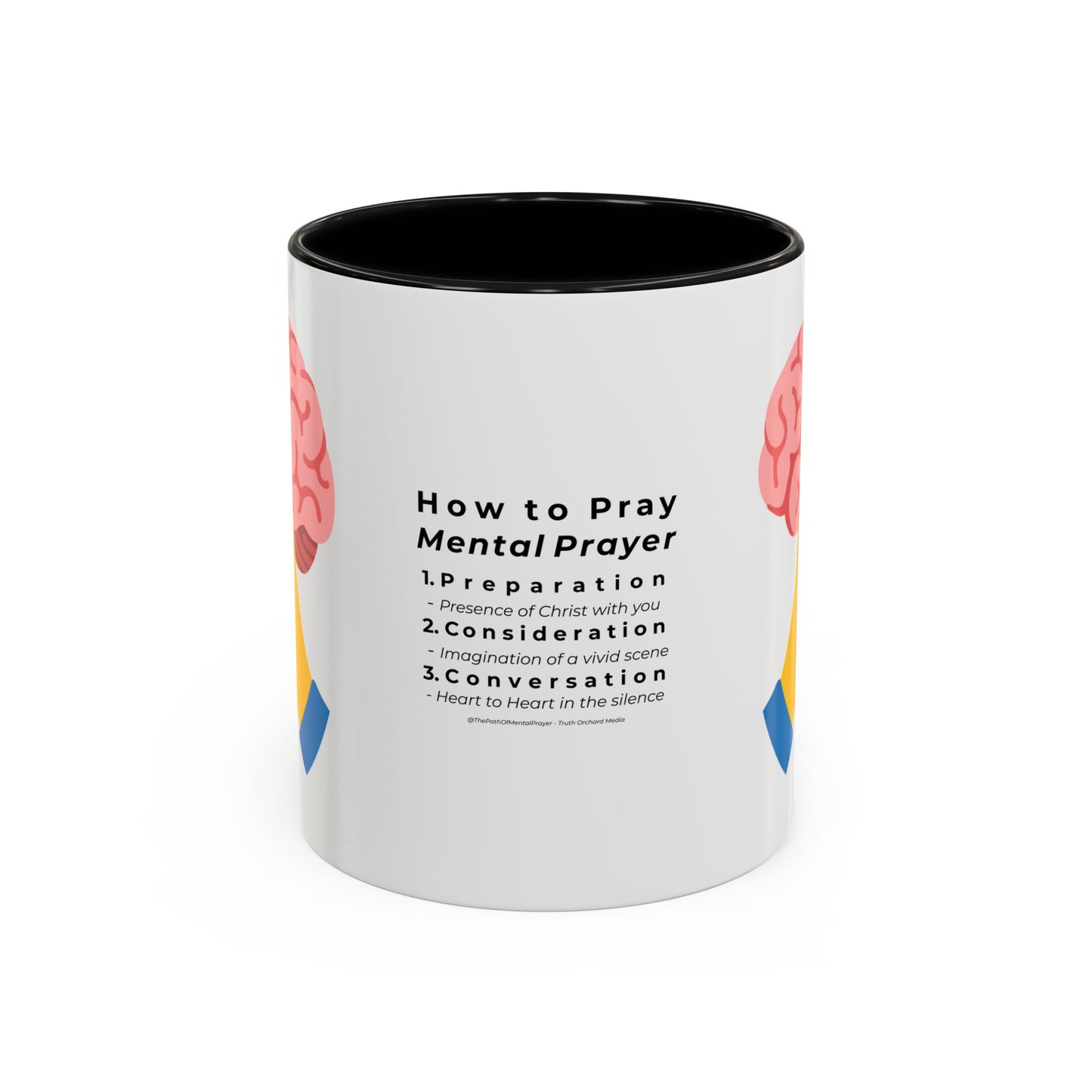 Mental Prayer Emoji Coffee Mug (11, 15oz)