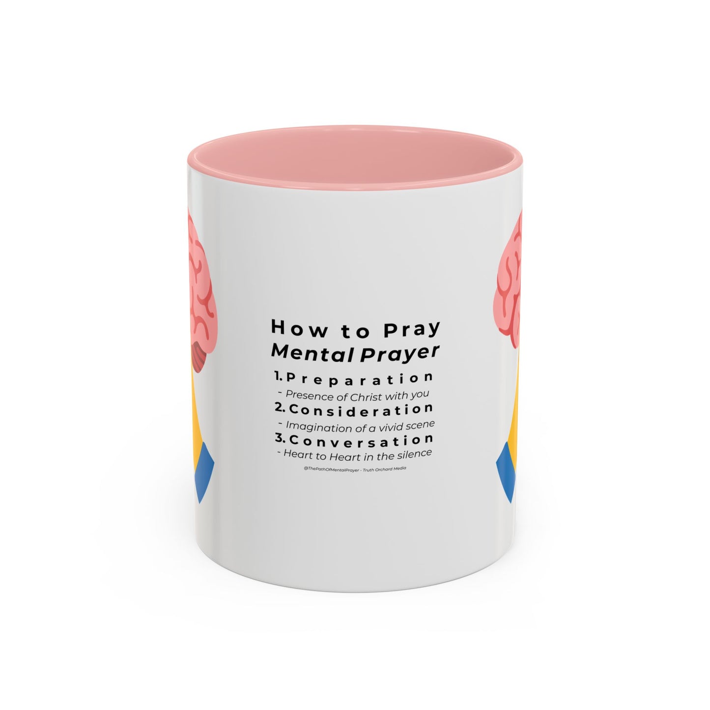 Mental Prayer Emoji Coffee Mug (11, 15oz)