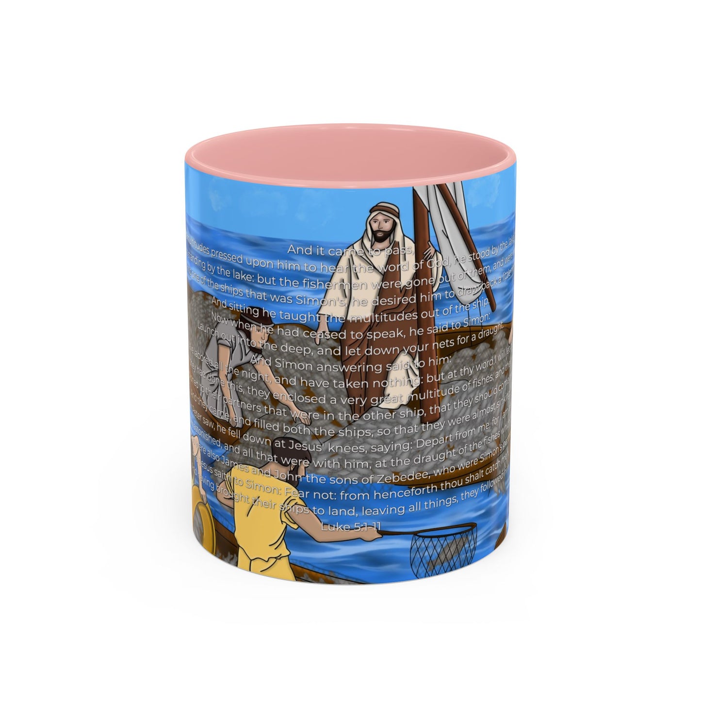 The Call of Simon the Fisherman Coffee Mug (11, 15oz)