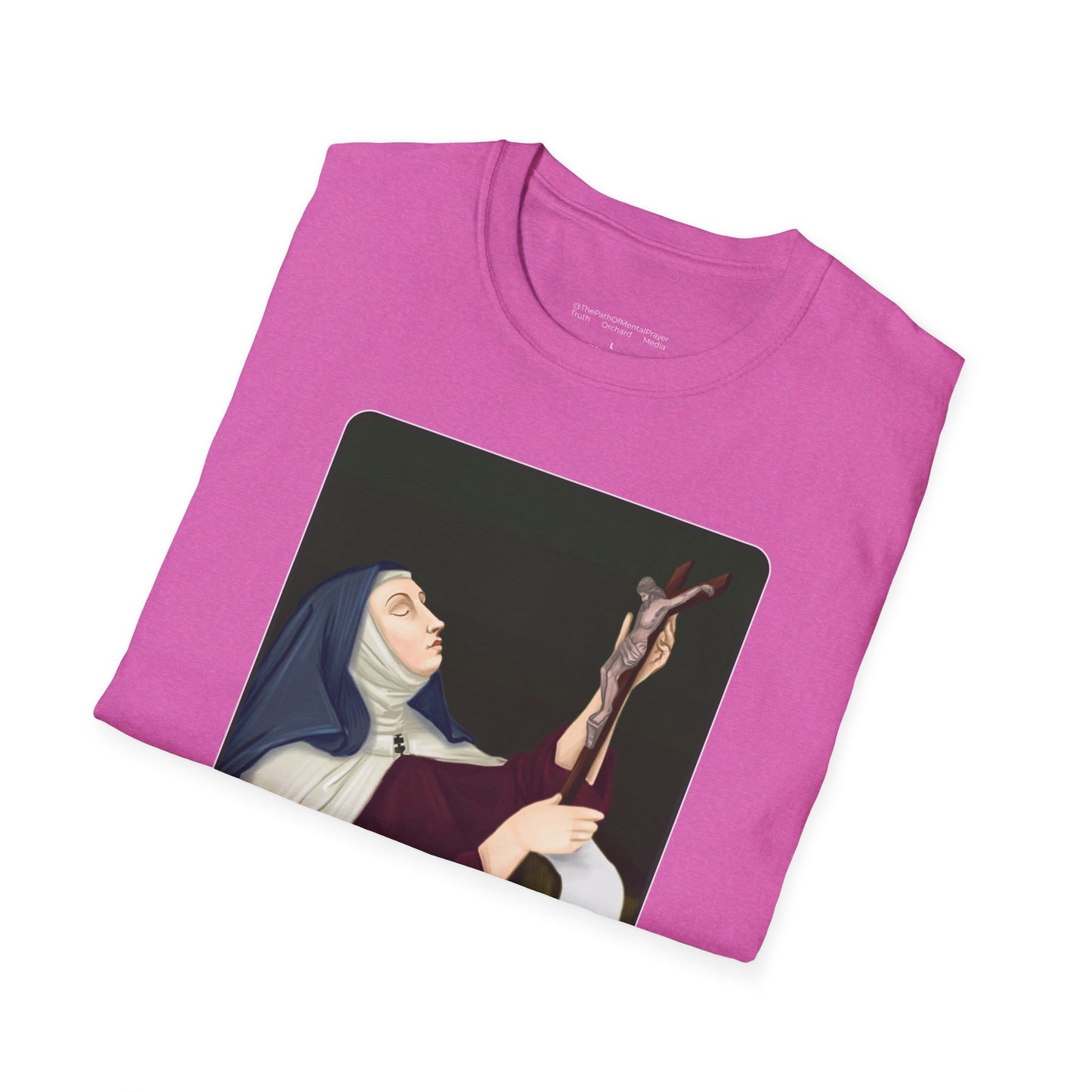 St. Theresa of Avila Mental Prayer Unisex Softstyle T-Shirt