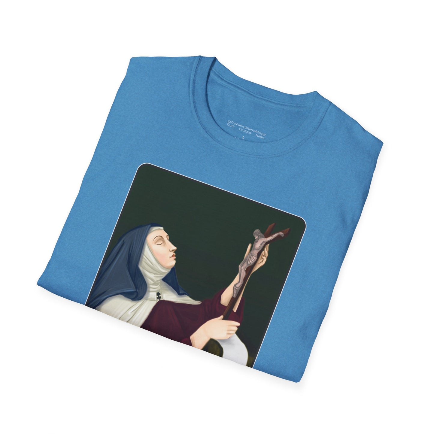 St. Theresa of Avila Mental Prayer Unisex Softstyle T-Shirt