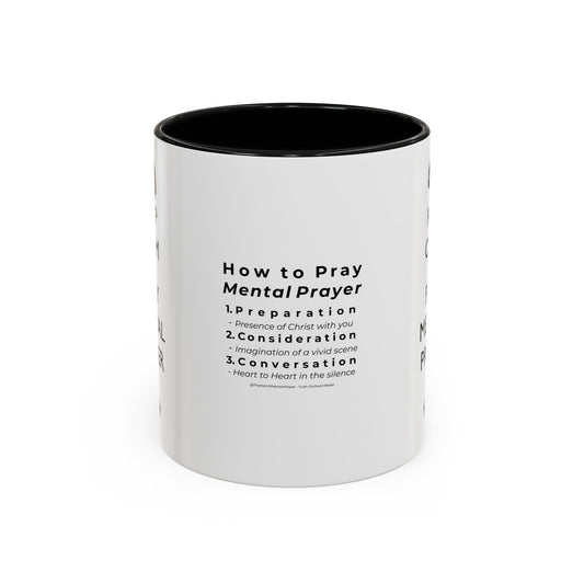 Keep Calm and Pray Mental Prayer Coffee Mug (11, 15oz)