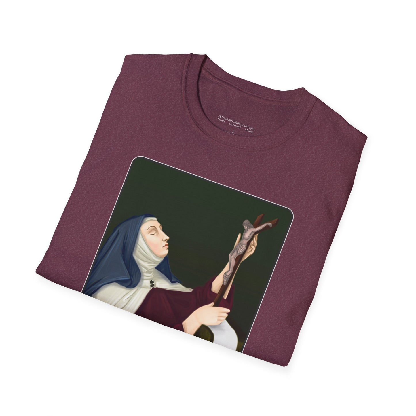 St. Theresa of Avila Mental Prayer Unisex Softstyle T-Shirt