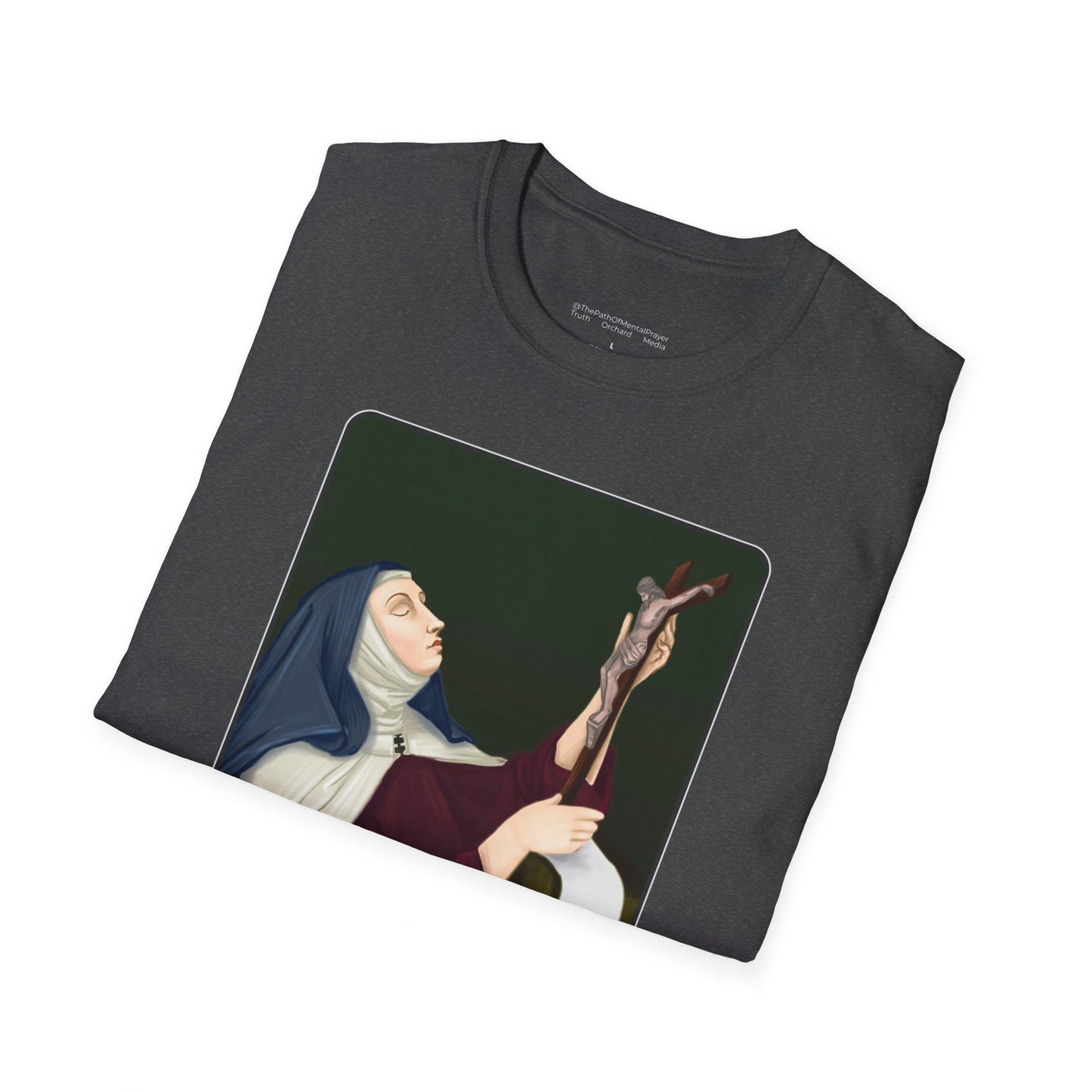 St. Theresa of Avila Mental Prayer Unisex Softstyle T-Shirt