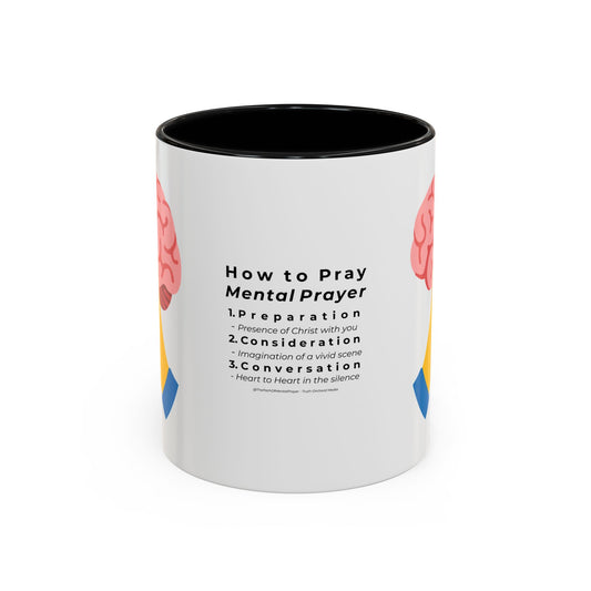Mental Prayer Emoji Coffee Mug (11, 15oz)