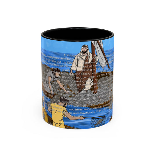 The Call of Simon the Fisherman Coffee Mug (11, 15oz)